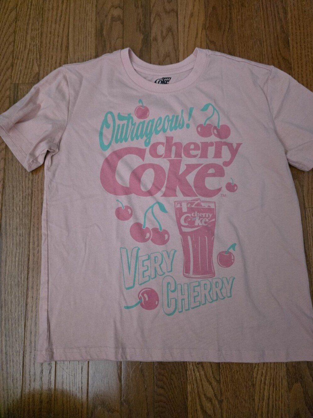 Girls' Pink Graphic Tee - Outrageous! Very Cherry